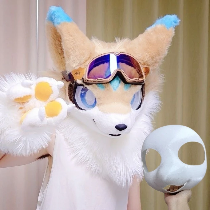 

Kemono Базовая Маска Меховой Костюм Смола Kig Serie Beast Костюм Череп Furuit Костюм PLA 3D Печатный Череп DIY Аксессуары