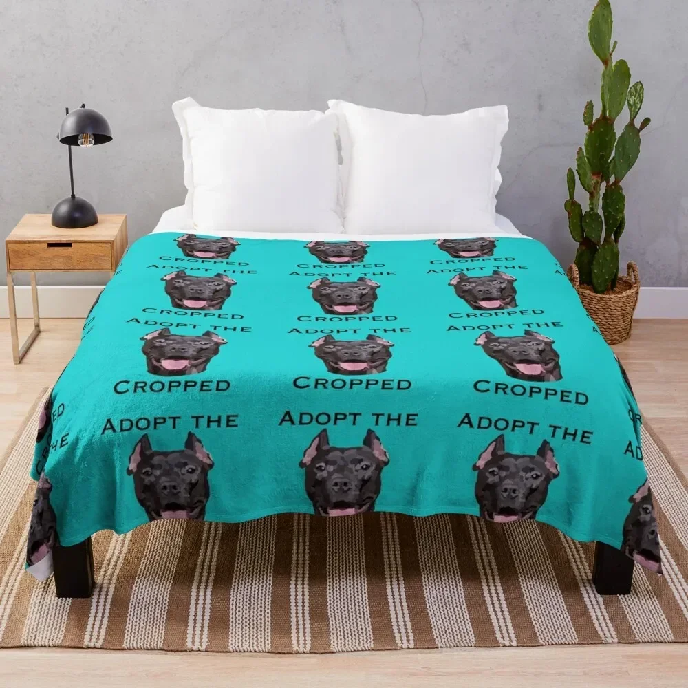 Adopt The Cropped Throw Blanket Decorative Beds for sofa bed plaid Furrys Blankets