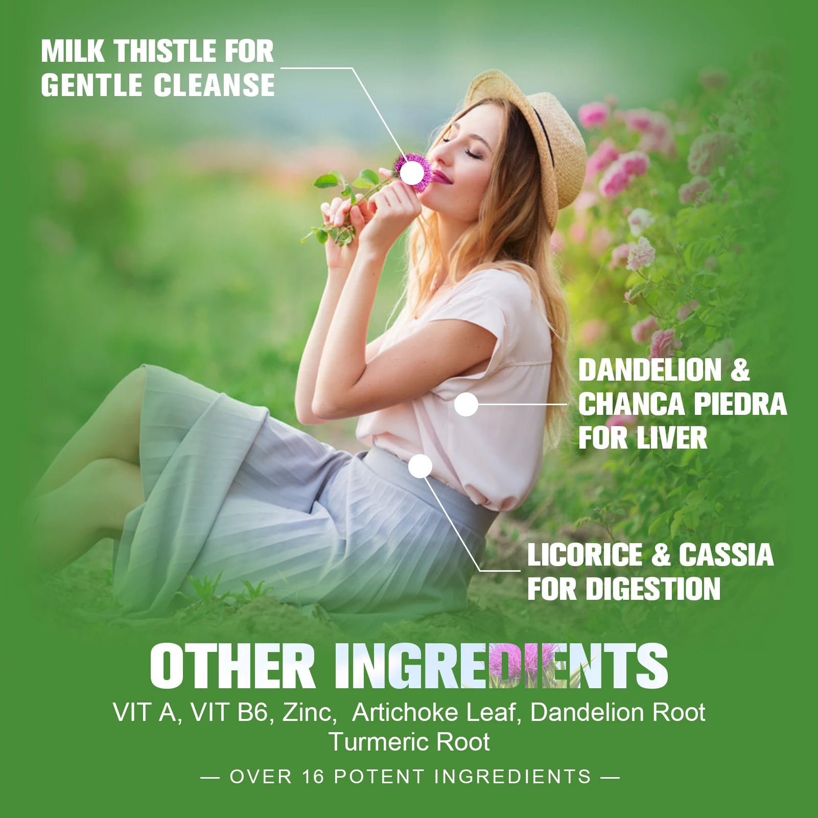 30 مللي حليب الشوك الكبد تطهير السموم وإصلاح الملحق كبد دعم قطرات مع الهندباء ، الخرشوف ، الكركم ، جذر عرق السموم