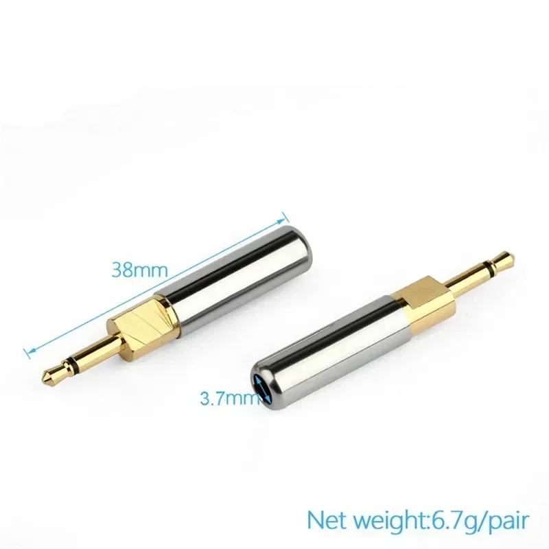 Audio Connector 2.5mm Mini Jack Mono Plug Male HD700 HE400i DIY Jacks Consumer Electronics Soldering Digital Cables 2.5 Terminal