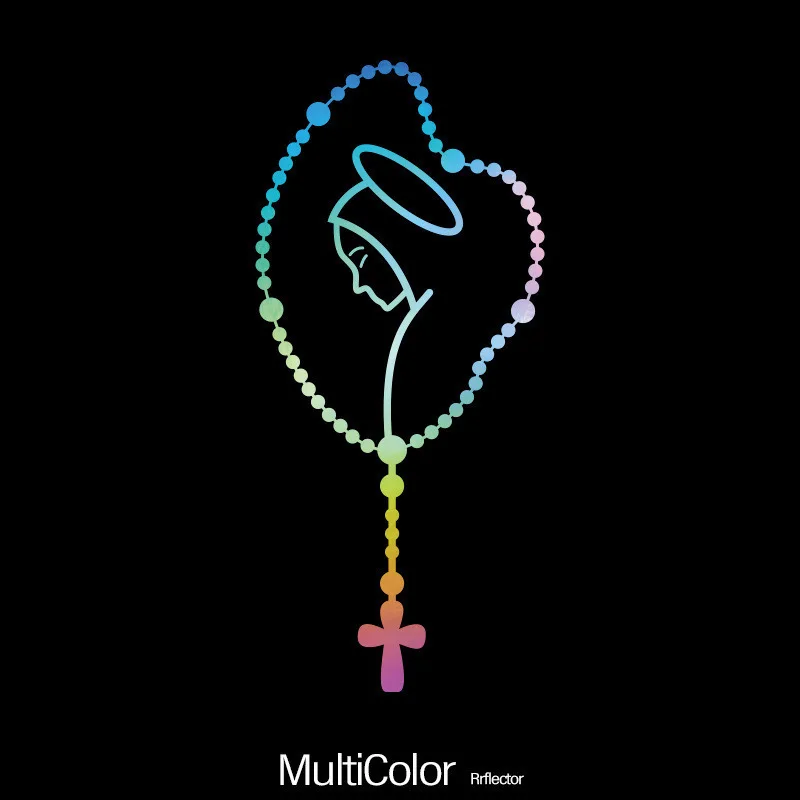 

Rosary Virgin Mary Fatima Vinyl Catholic Laptop Car Bumper Stickers Decals Catholic Religous Virgen Latin God