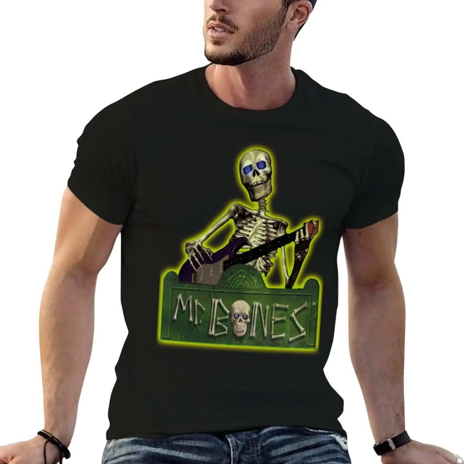 Mr. Bones T-Shirt man t shirts cotton t shirts for man graphic funny graphic t shirts for man T-shirt