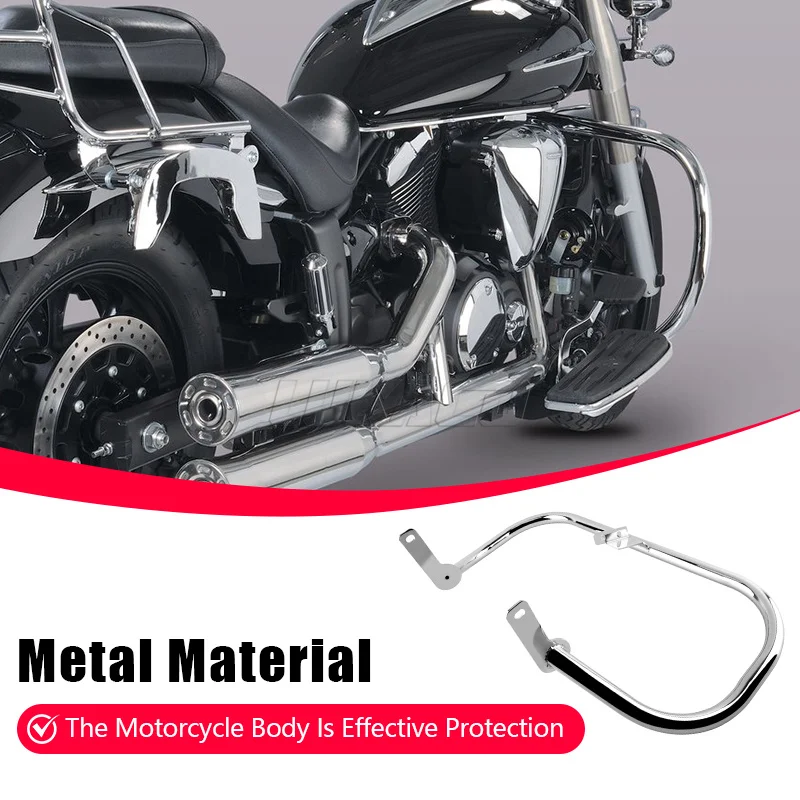Highway Engine Guard Crash Bar Motorcycle Guard Falling Protection Case For Yamaha Midnight Star XVS 950 V-Star XVS950 2010-up