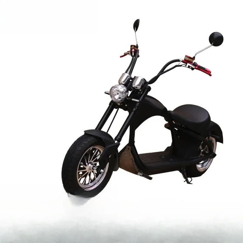 

Retro motorcycle, electric car, city scooter, battery car