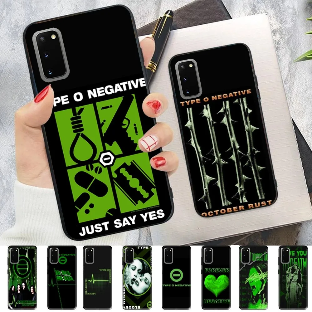 Rock Band T-T-Type O N-Negative Music Phone Case For Samsung S 9 10 20 21 22 23 30 23 24 plus lite Ultra FE S10lite Fundas