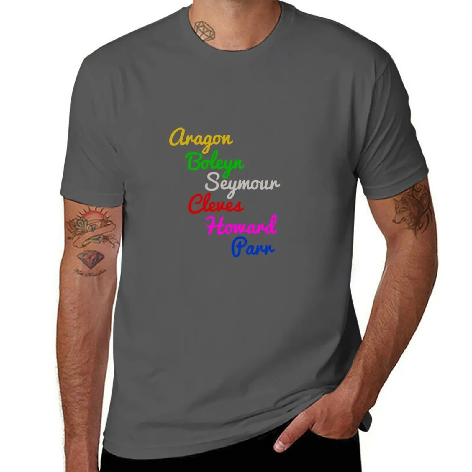 

Six Wives T-Shirt t shirts cotton 100% men t shirt cotton 100% T-Shirt