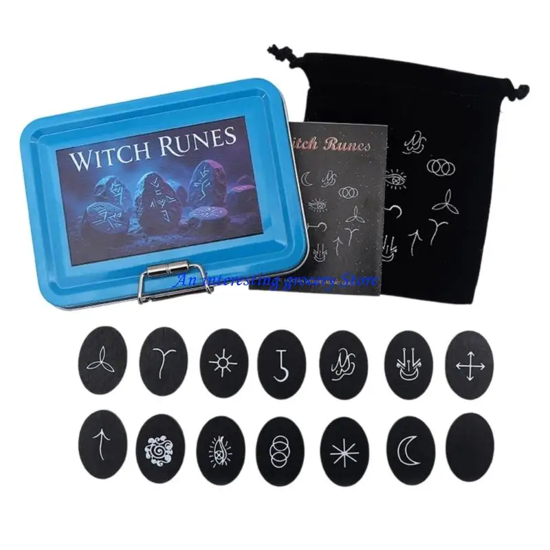 

652D 24 Piece Runes Set Designed For Advanced Practitioners and Beginner