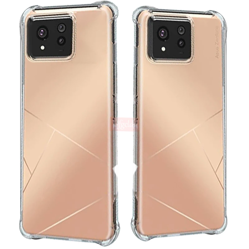 Transparent Silicone Soft TPU Case For Asus Zenfone 12 11 Ultra ROG Phone 9 8 Pro 9 FE Shockproof Back Cover For Zenfone 9 10