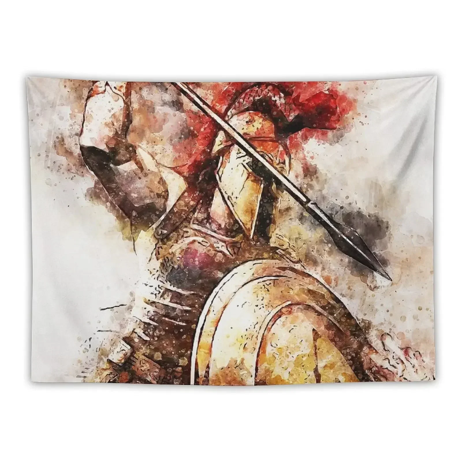 Spartan Hoplite Tapestry Things To Decorate The Room Art Mural Wall Tapestries Wall Hanging Decor Tapestry