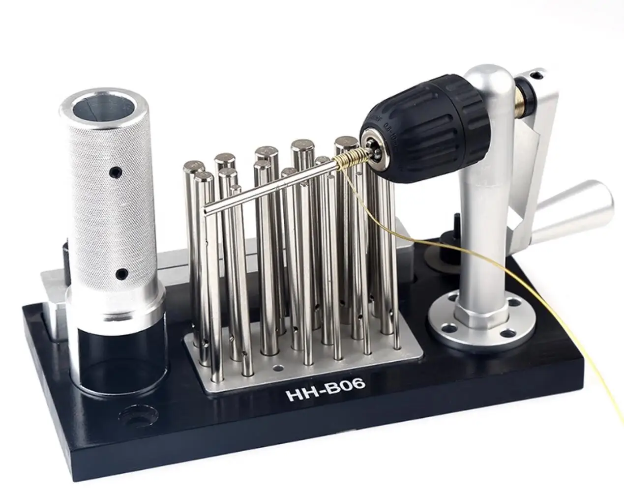 

Professional Stainless Steel Jump Ring Maker Wire Drawing Machine 20 Mandrels 2.5mm-12mm for Jewelry Makers