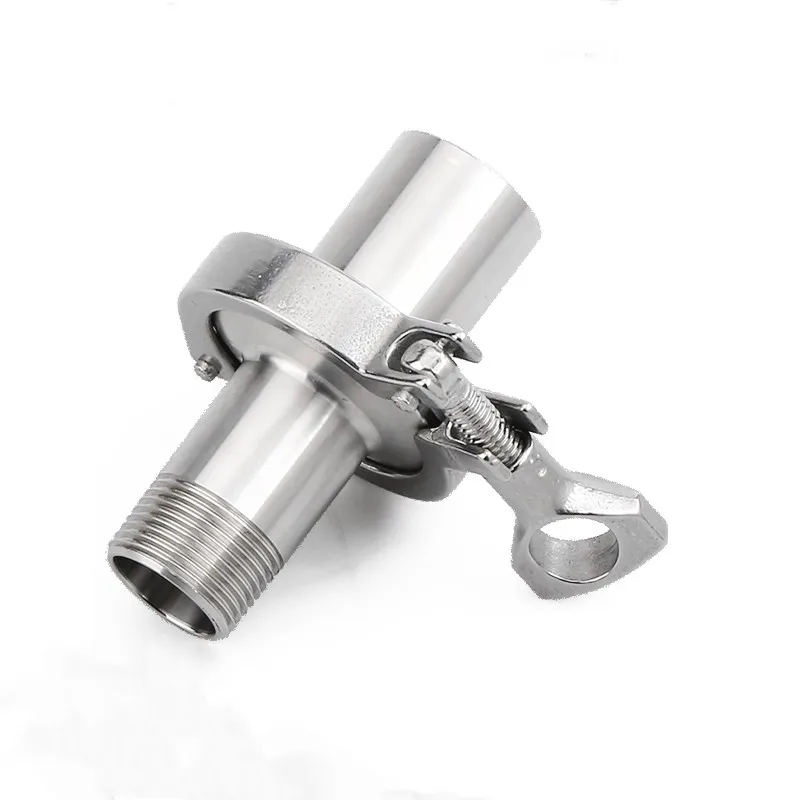 

1/8" To 2" Tri Clamp Cover Internal And External Thread Ferrule Adapter Stainless Steel SS304 With Sillicon Gasket Pipe Fitting