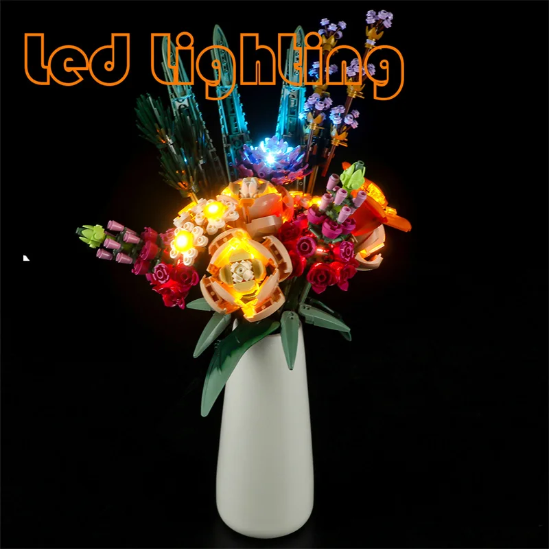 

Led Lighting Kit For 10280 Flower Bouquet Botanical Collection Not Building Blocks Only Led Bricks (Only Led Light Kit)