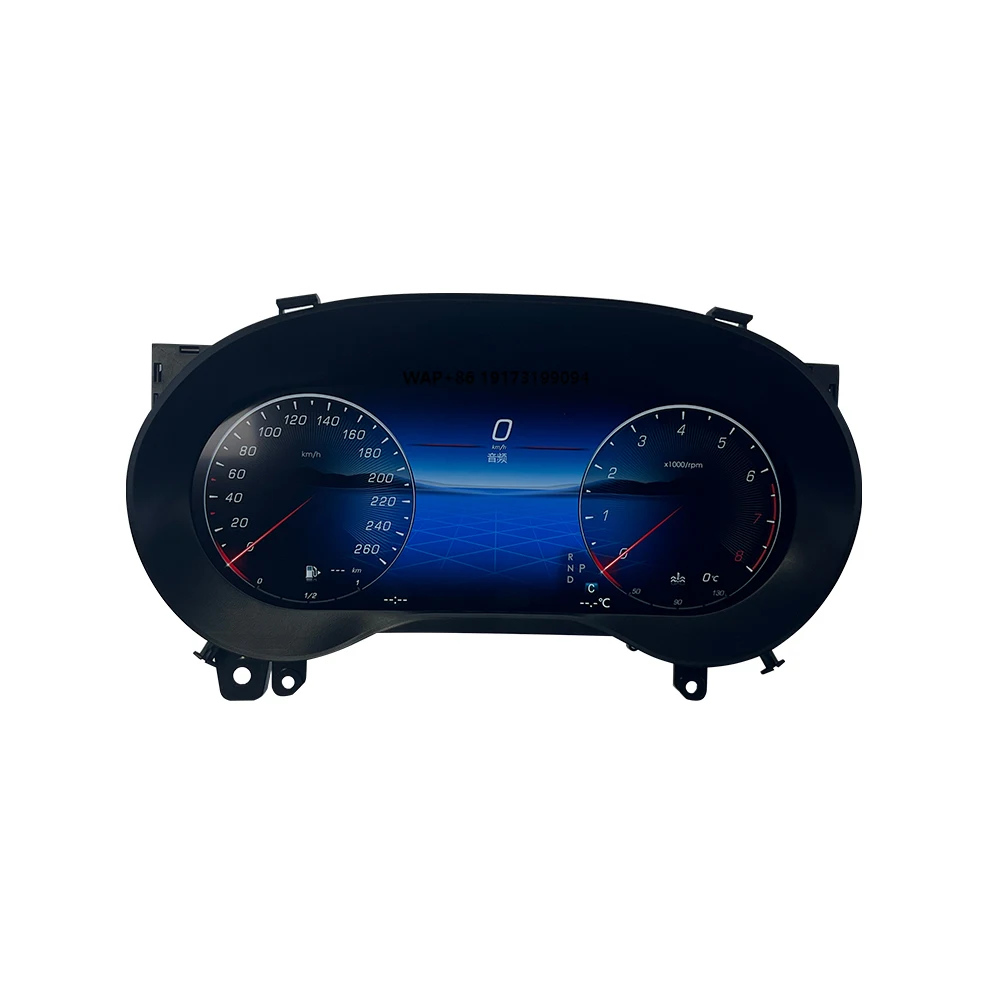 LCD Digital Cluster Dashboard Virtual Cockpit for GLA/A2013-2019 LCD Instrument Panel Car Speed Meter