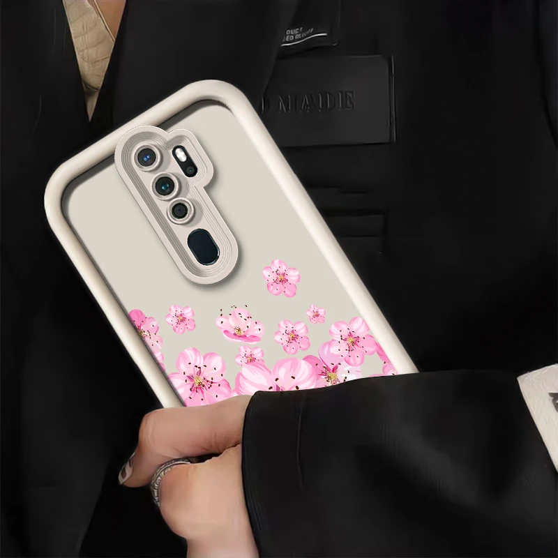 Phone Case For OPPO Realme 13 Pro Plus 12 Lite 15 Pro 14 9 8 8i 7 7i 6i 5i 5 11 4G 5G Soft Silicone Matte Flower Print Cover #3