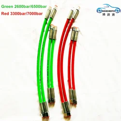 400mm 600mm Flexible Diesel Tube 2600bar 3300bar Oil Pipe Common Rail Test Bench Spare Part