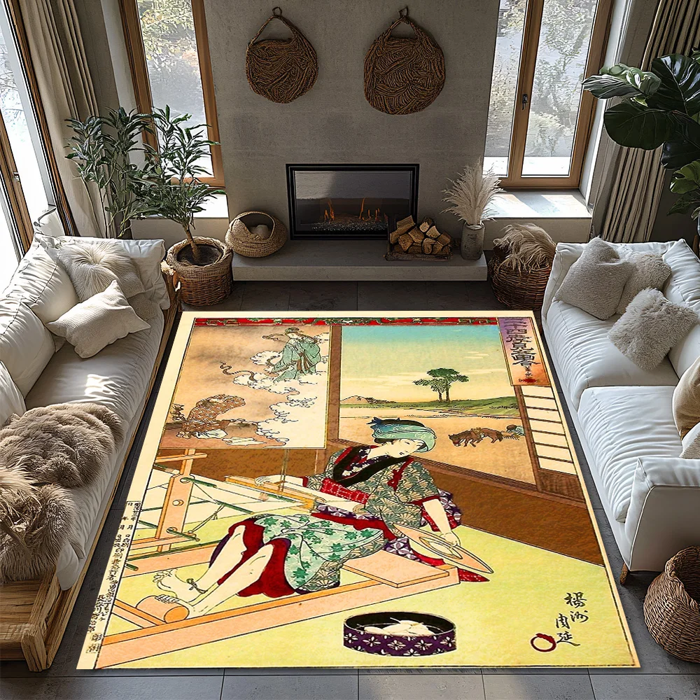 Vintage Japońska Mata Pod Drzw – Japanese Home Textiles recenzja i cena