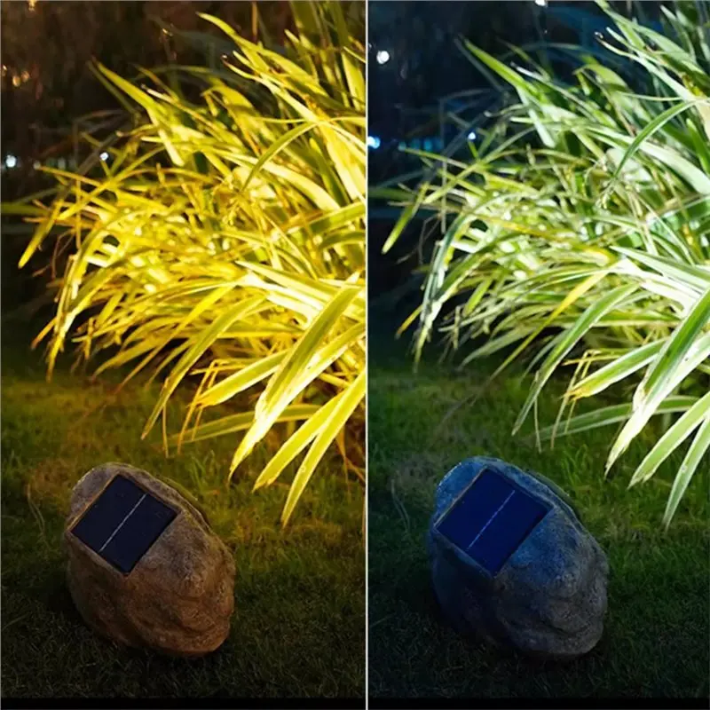 Decorative Rock Solar Light-LED Landscape Spot Lights-Super Bright, Waterproof For Pathway, Yard, Garden Decorativerock-AA26