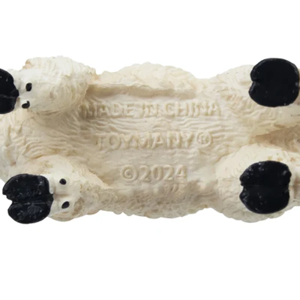 Toymany Simulation Mountain Goat Wildlife  Animal Model Toy Mini Figures Dolls Action Figurines Toys Children Gift Cake Decor