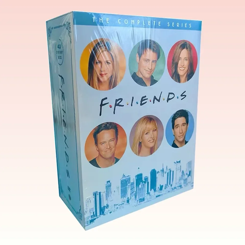 High-Definition US TV Series Friends Seasons 1–10 with Chinese Subtitles 40 DVDs + 2 CDs