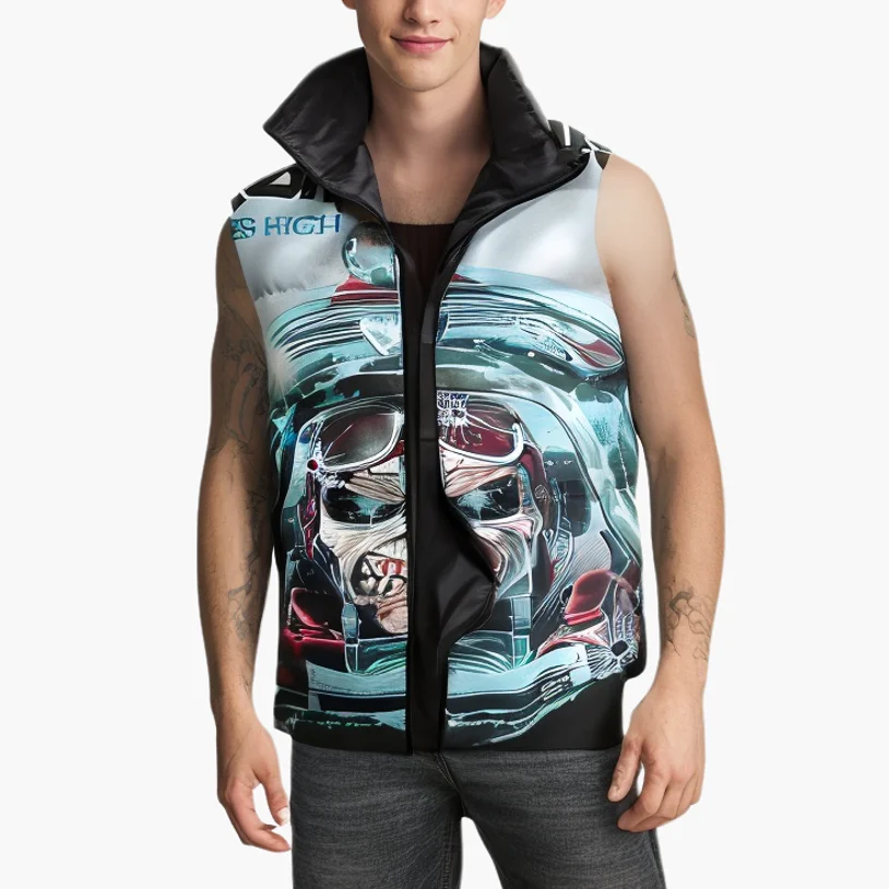 2024 autumn and winter fashion must-have 3D personality matching three-dimensional tailoring sleeveless vest is both warm and tr