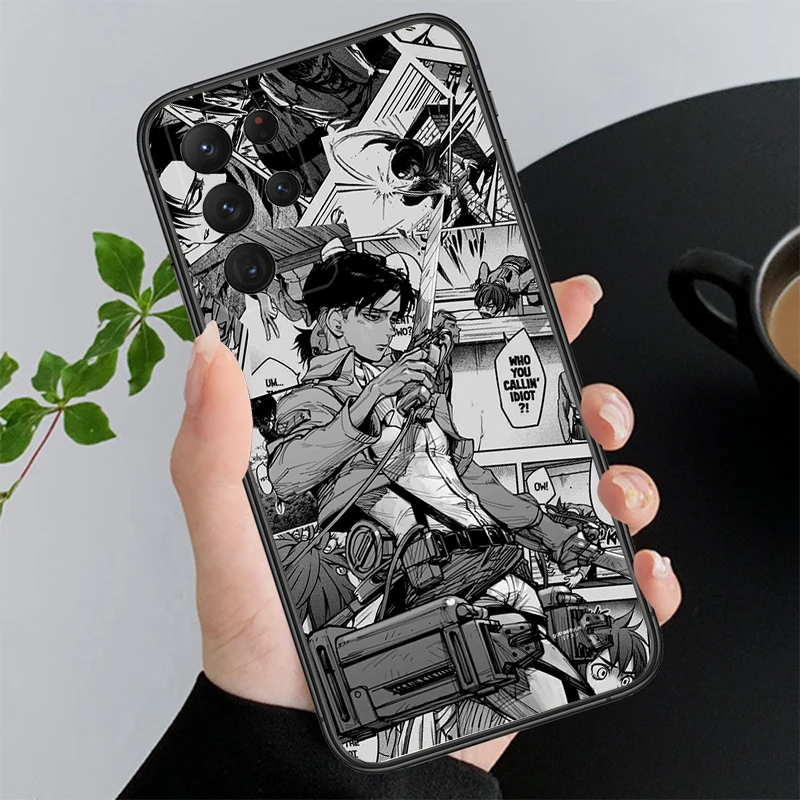 

Levi Ackerman Phone Case For Samsung A55 A16 A56 A36 A35 A15 A53 A54 A33 A34 A25 A05S A52 A52S A14 A24 A26 A71