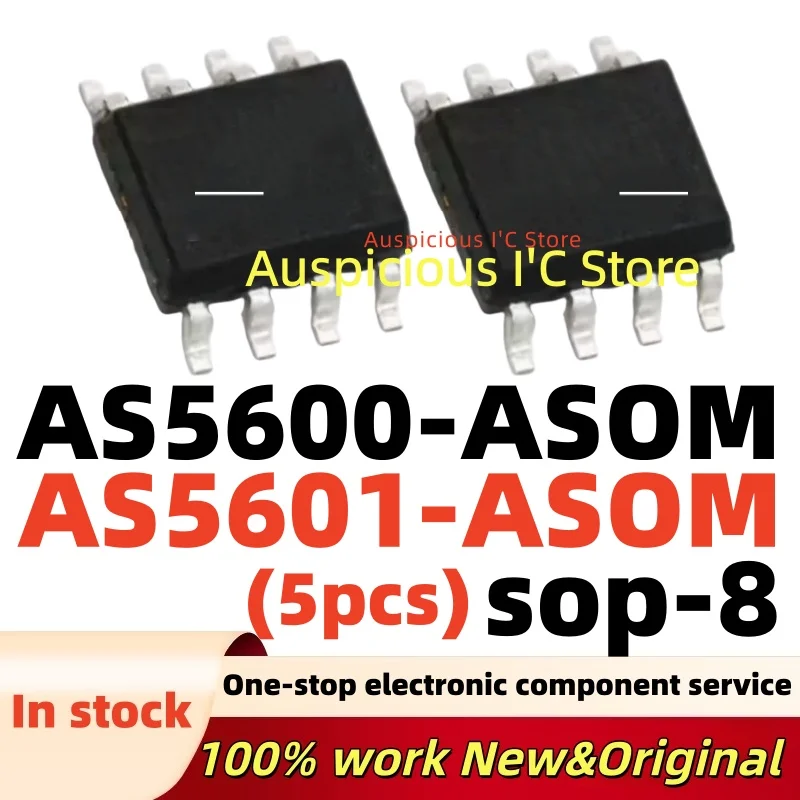 (5pcs) AS5600-ASOM AS5601-ASOM AS5600 AS5601 sop-8
