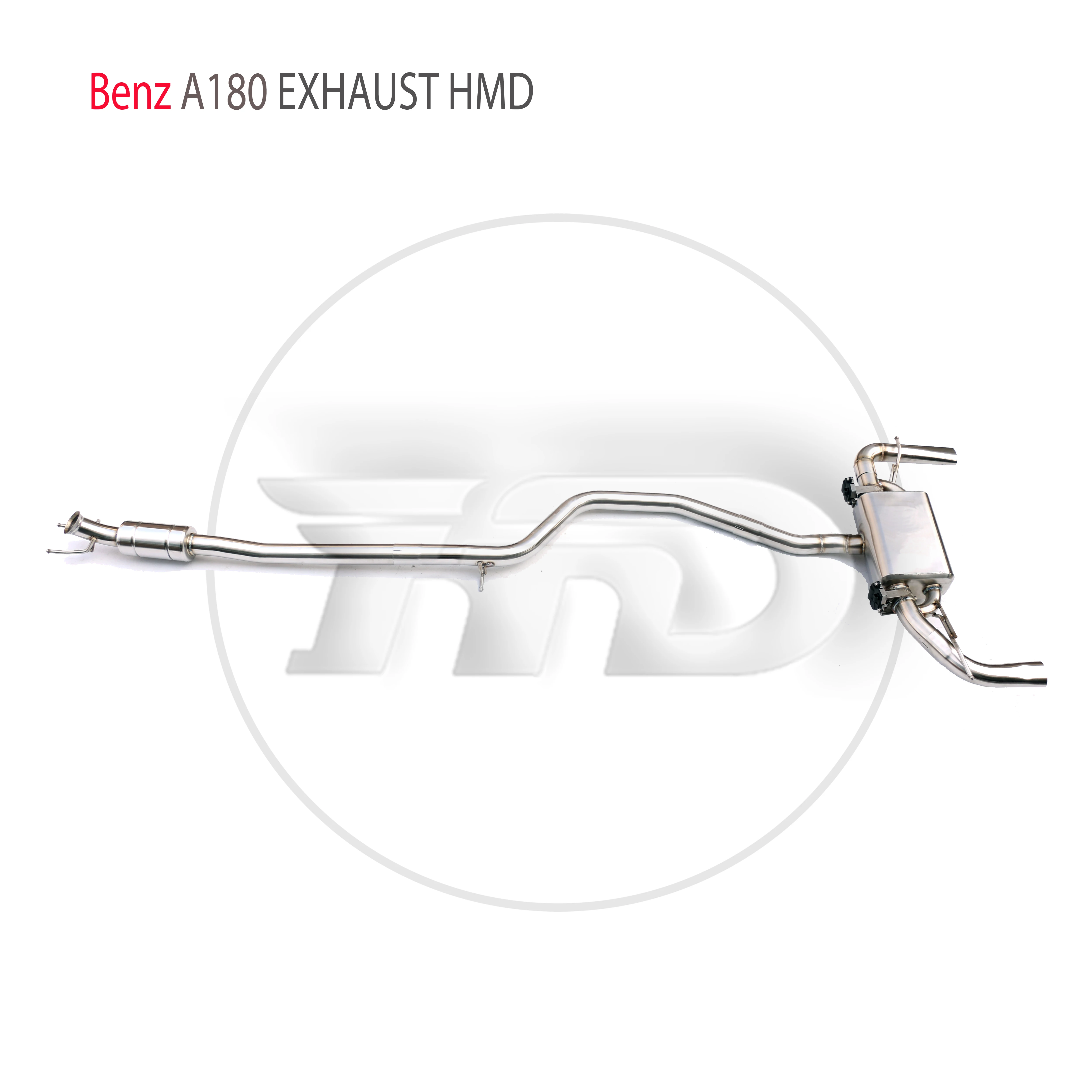 HMD Stainless Steel Exhaust System Catback is Suitable for Mercedes Benz A180 A200 A260 W176 Performance Car Muffler