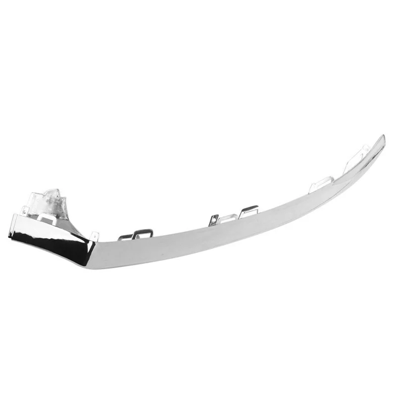 ABOK-المصد الأمامي السفلي الشفة لمرسيدس بنز W205 C180 C300 C200 C63AMG 2014-2018 كروم الشفاه المفسد #2