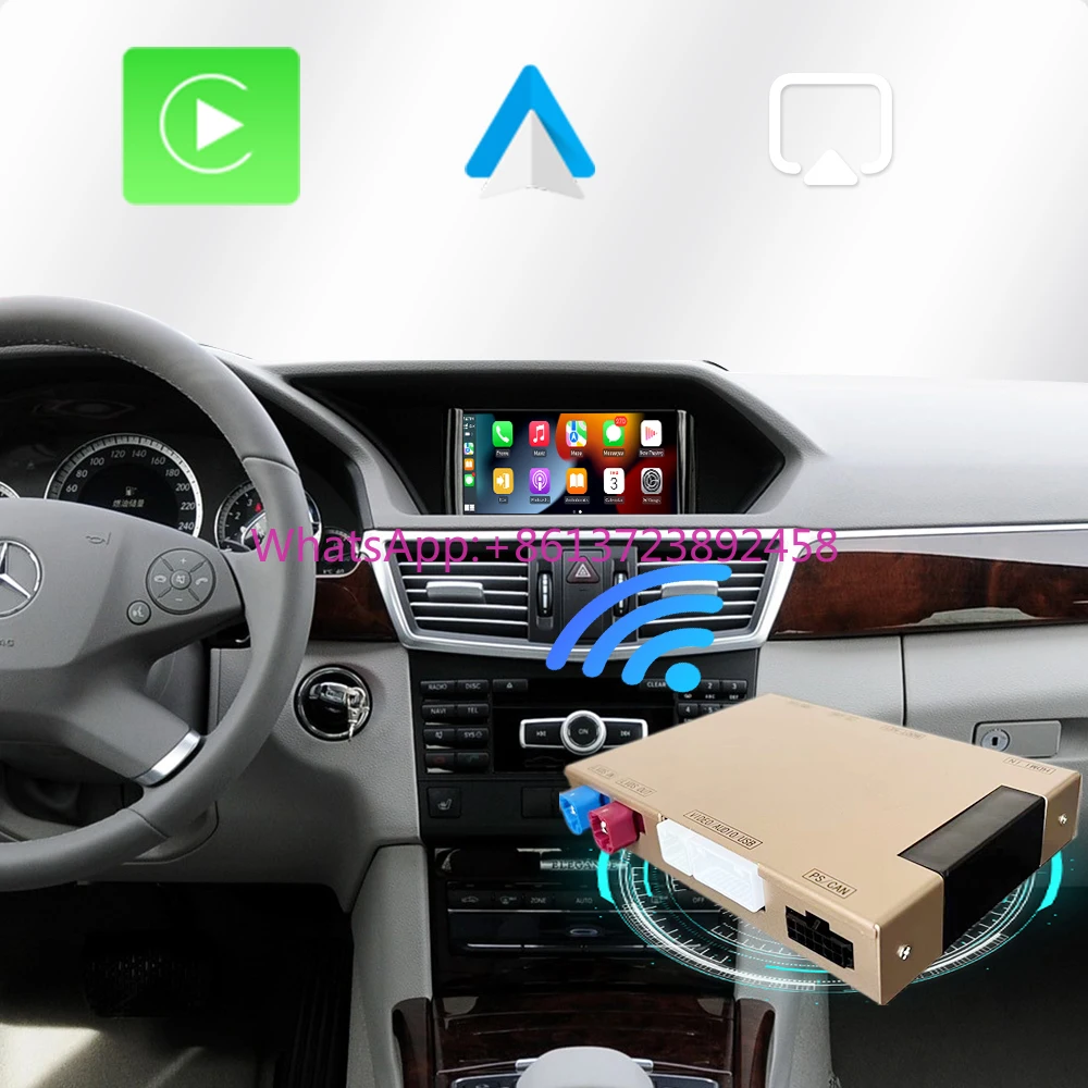 

COIKA Wireless Carplay for Mercedes E W212 Android Auto Interface Box AirPlay Mirror Link Box