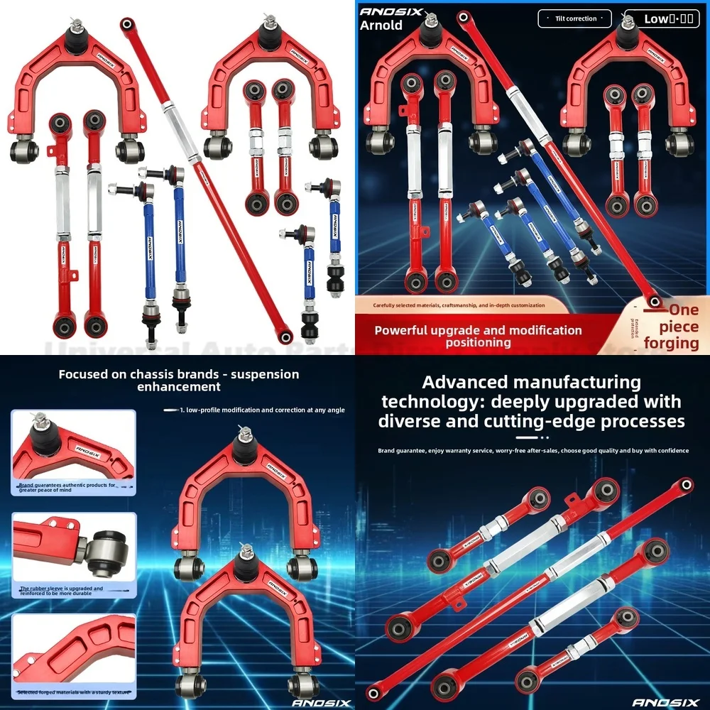 Für BJ40 BJ40P BJ40L BJ80 Hinterachse Schubstange Einstellbarer Oberer Querlenker Vordere Sturzeinstellungsstange Premium Langlebig