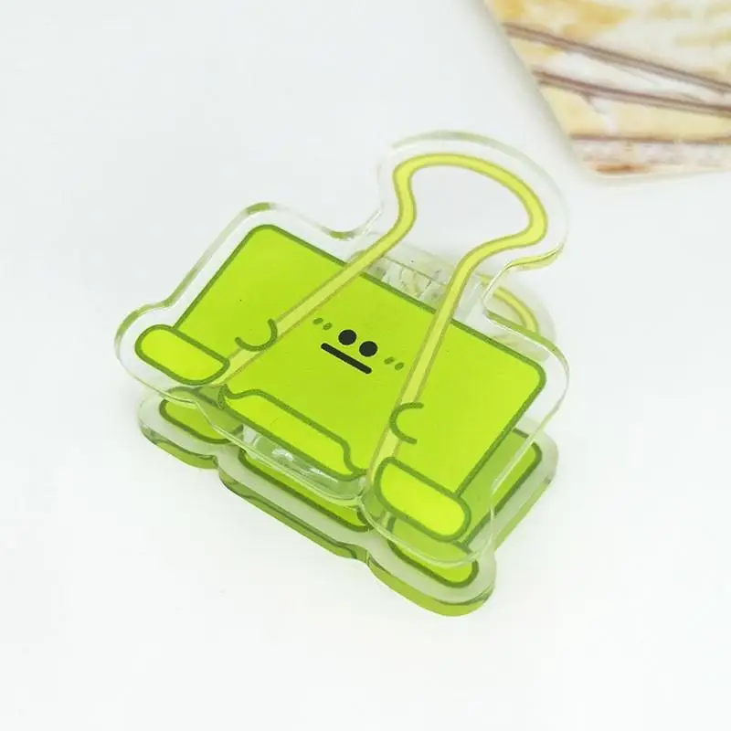 5 قطعة مشبك زنبركي من الأكريليك مجموعة حامل مذكرة لأوراق الاختبار والوثائق منظمة ديكور مكتب المدرسة