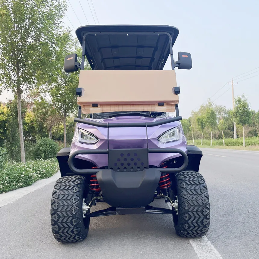 The Latest Factory Multi-Purpose Vehicle Go-Kart Hunting Vehicle Electric Golf Sightseeing Vehicle 6-Seater Electric 7000W