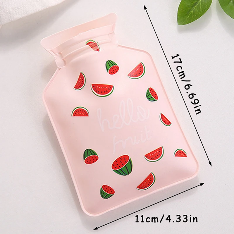 PVC Mini Hot Water Bag Cute Cartoon Hot Water Warmer Screw Portable Hand Warmer Water-filling Hot-water Bag Home Warming Product