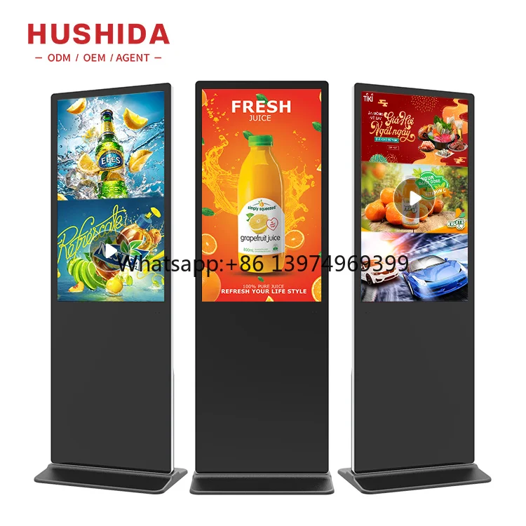 43 Inch Floor Stand Lcd Touchscreen Advertising Display Vertical Kiosk Touch Screen for Shopping Mall