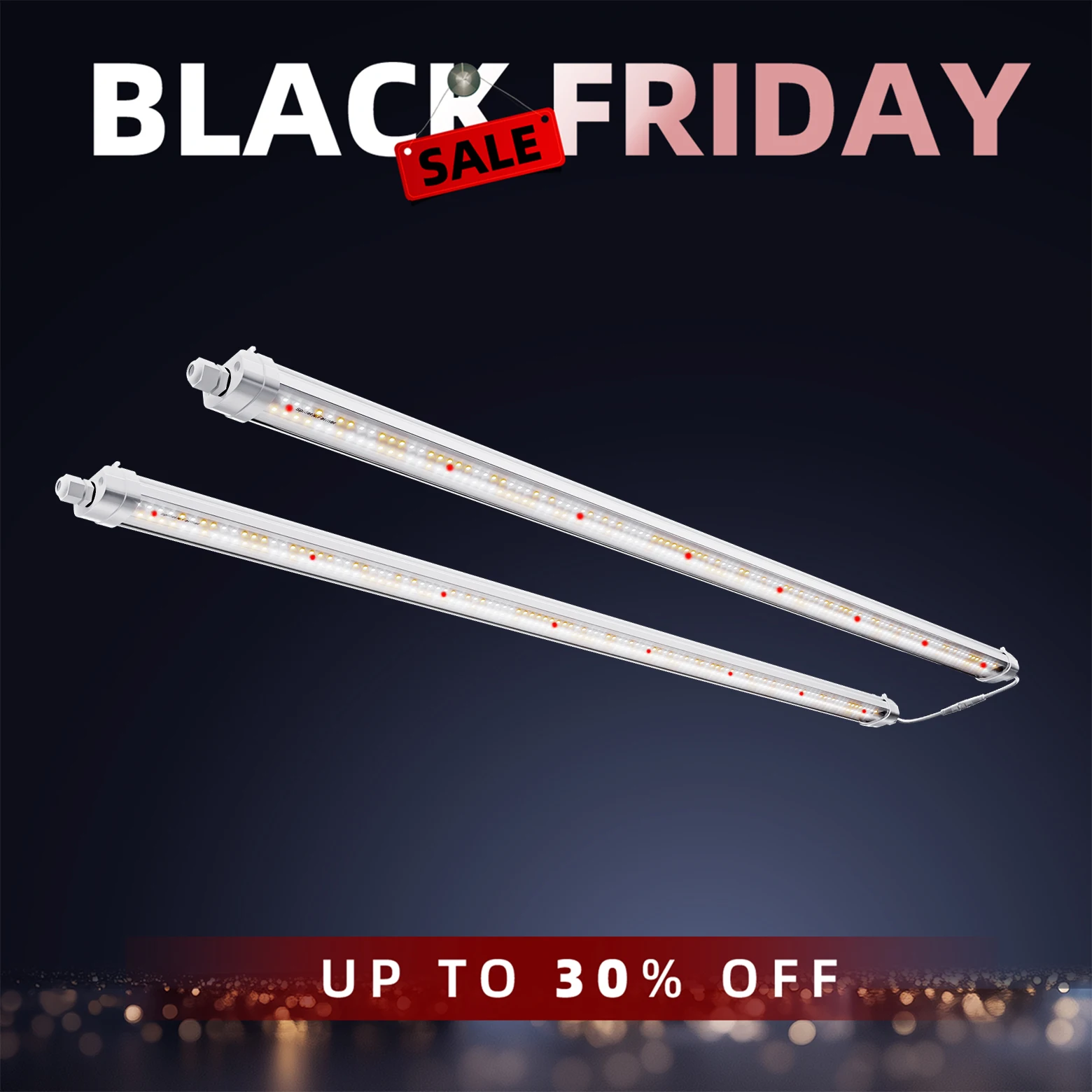 

Spider Farmer Glow80 40W Full Spectrum LED Grow Light Bar, Waterproof for Hydroponics, Promotes Indoor Plant Growth