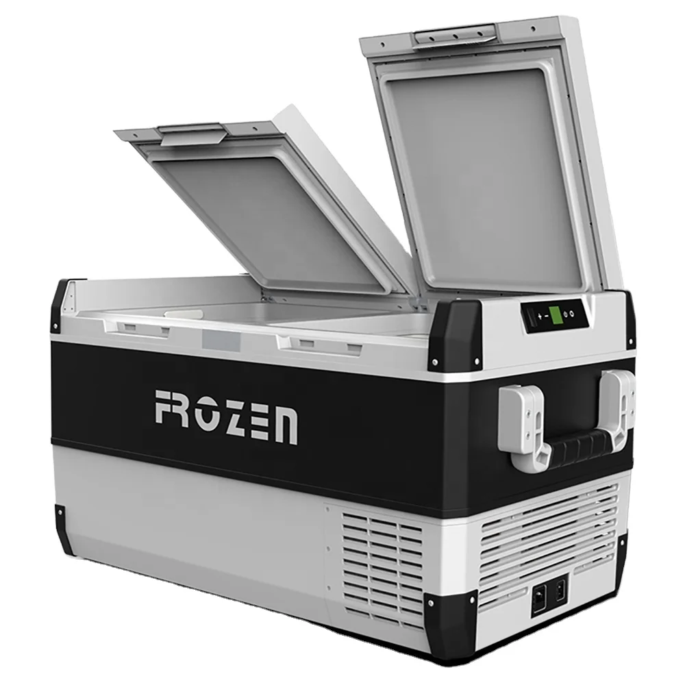 

FROZEN 75L 12v большой автомобильный холодильник для яхт двухзонный портативный морозильник для путешествий и кемпинга