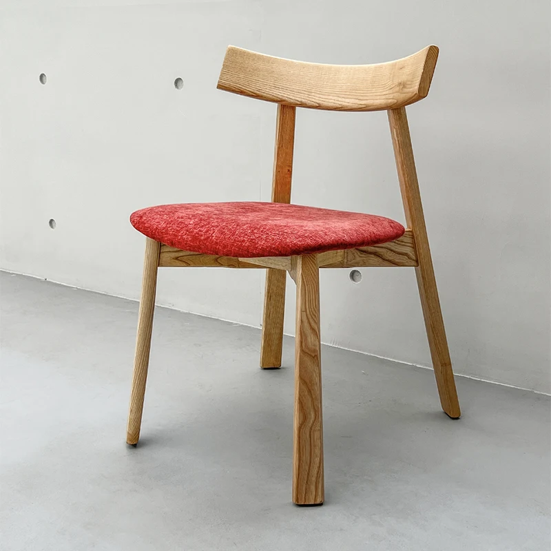 

Home Furniture Nordic Modern Simple Nordic Restaurant Dining Chair Light Backrest Solid Wood Chair for Home Dinning Tables
