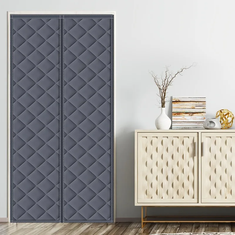 Magnetic Insulated Door Curtain, Suitable for Winter/doorway/attic Doors, Can Prevent Cold Air From Entering