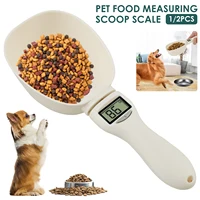 Cuchara báscula digital LCD de precisión para mascotas