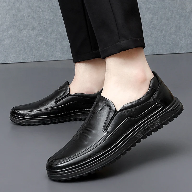 

Men's Quality Formal Business Negotiation Dating Fashion Versatile Shoes Formal Party Wedding Comfortable Breathable Lefu Shoes