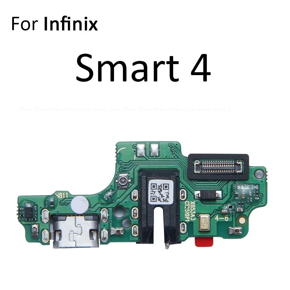 USB Charging Port Connector Board Parts Flex Cable With Mic For infinix Smart 4 4c 5 Pro 6 7 HD Plus 8 9 10 2021 Repair Parts