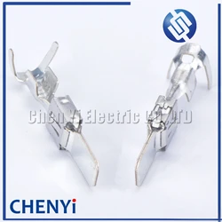 20 pcs 6.3mm automotive crimp wire terminal spade male electrical connector metal pins 2-963736-1 1-968050-1