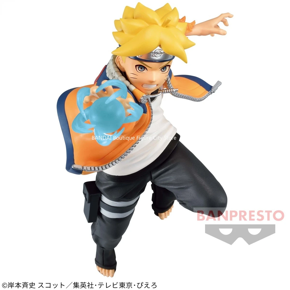 In Stock BANDAI NARUTO BANPRESTO VIBRATION STARS Uzumaki Boruto II Action Anime Model Toy Figure Gift Collect