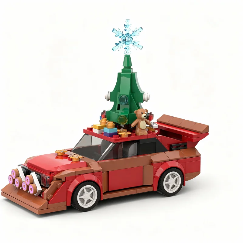 Image of 318-teiliges MOC Audied Sport Quattro S1 City Champions Modell-Baustein-Set, Weihnachtsgeschenk, Spielzeug, Konstruktions-Display, Ideen-Sammlung