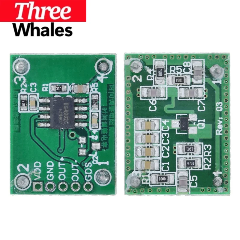 THR 1/2/5PCS DC 6-40V 8-15M LV002 Radar Microwave Switch Sensors Module