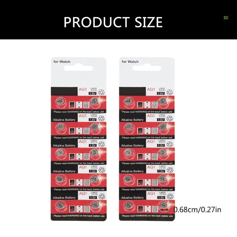 AG1/LR621 แบตเตอรี่ปุ่มนาฬิกาแบตเตอรี่สำหรับของเล่นเด็กและนาฬิกาDropshipping