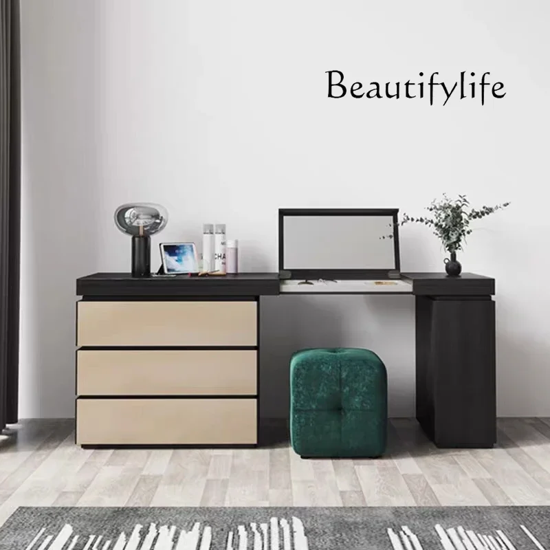 American Paint Dressing Table Bedroom Modern Simple Integrated Assembled Cabinet