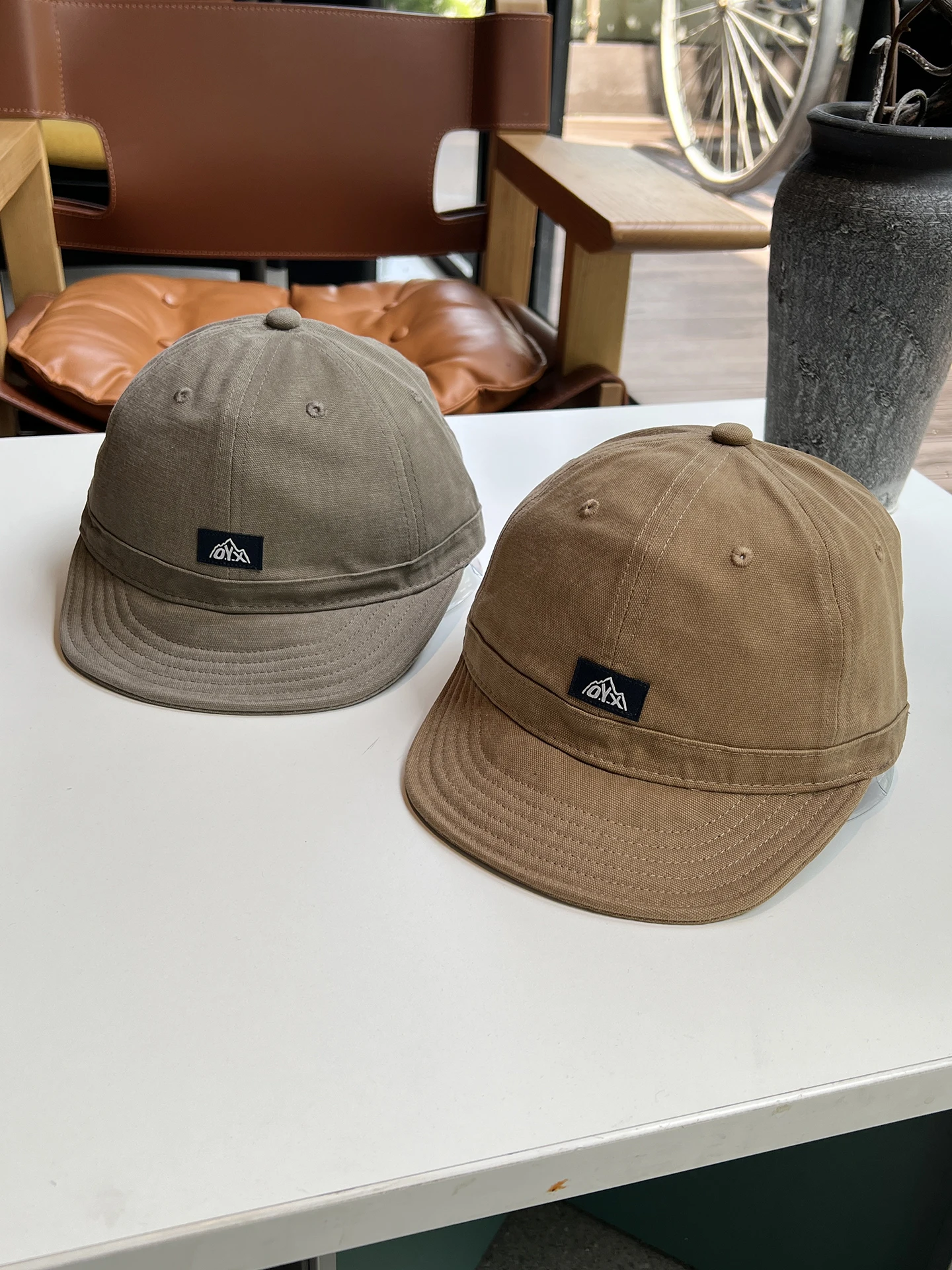 

Short brim cap female sunshade sun protection soft brim outdoor baseball cap male