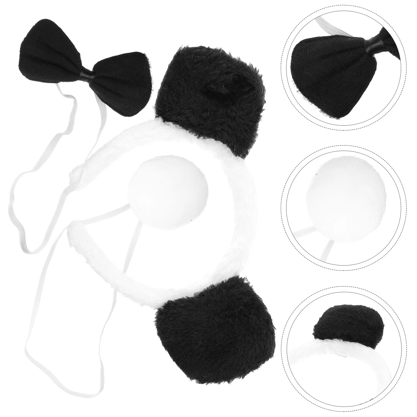 

Animal Costume Accessories Bunny Suit Plush Ears Headband Makeup Props Panda for