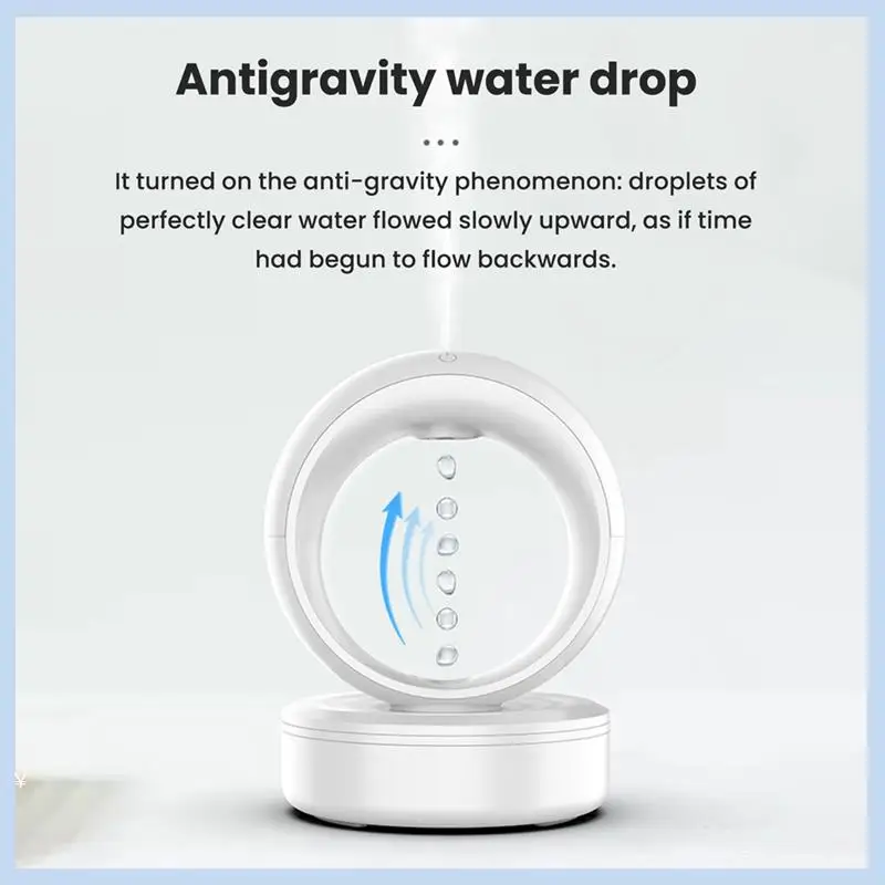 

EAS-антигравитационный перевернутый капель воды, большой объем тумана, эфирное масло, ароматерапия, распылитель окружающего света, бесшумный увлажнитель